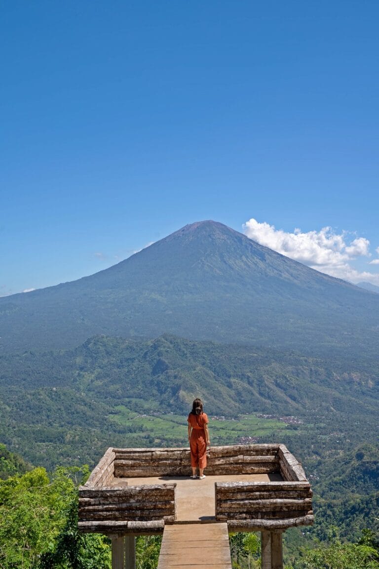 Lahangan Sweet viewpoint in East Bali