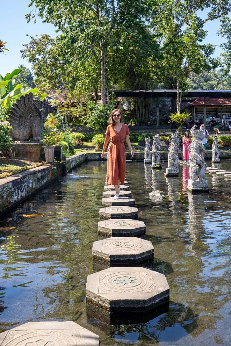 Tirta Gangga water ponds in East Bali Indonesia