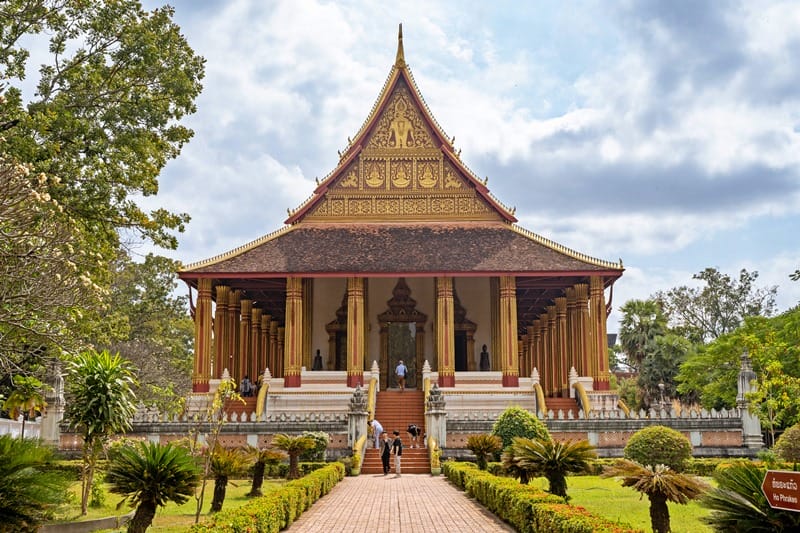 Ho Phra Keo museum in Vientiane Laos