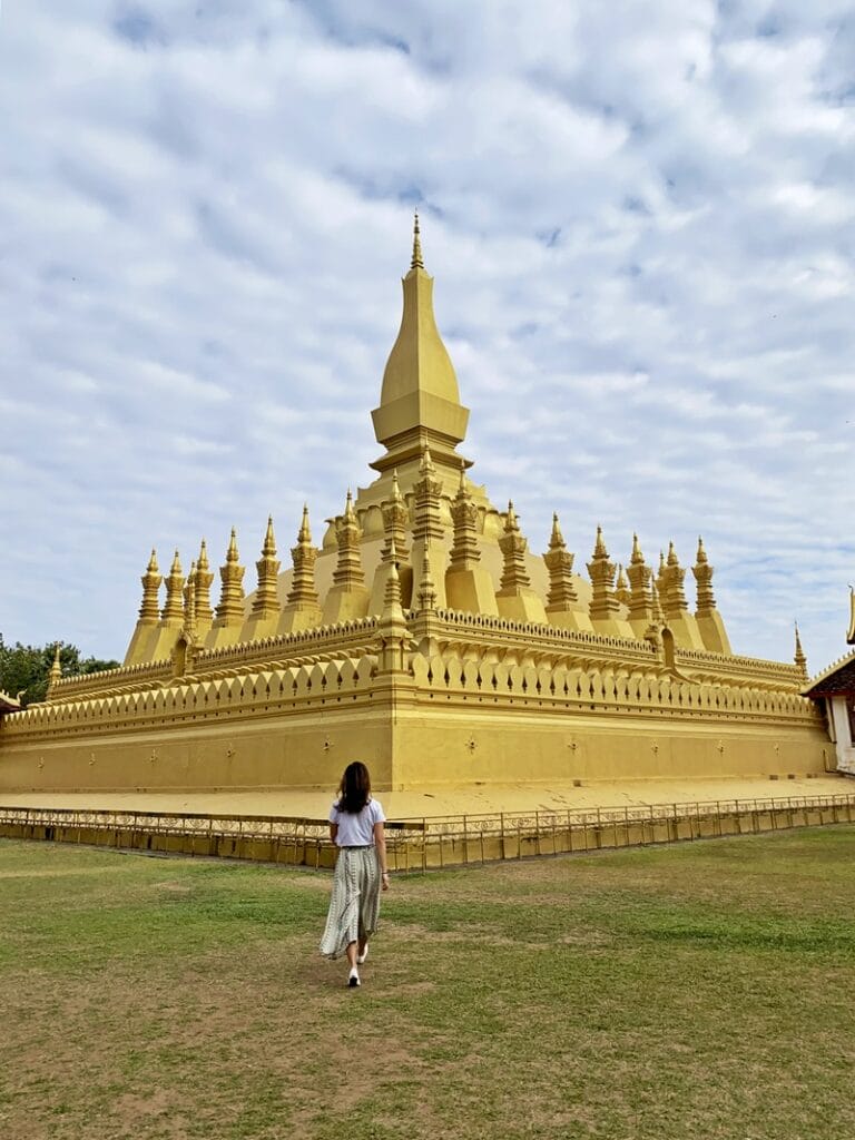 Pha Tat Luang in Vientiane Laos