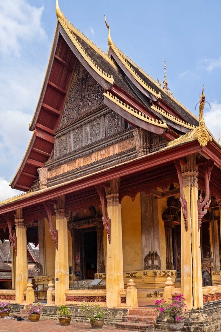 Wat Sisaket temple in Vientiane Laos