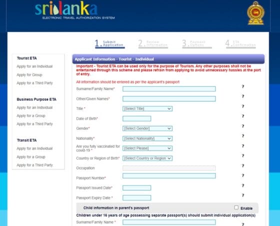 How to Apply for a Sri Lanka E-Visa: Step-By-Step Guide (2025) | Yoga ...