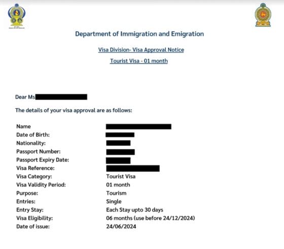 How to Apply for a Sri Lanka E-Visa: Step-By-Step Guide (2024) | Yoga ...