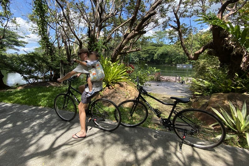 Rental bicycles at the Intercontinental Khao Yai hotel in Thailand