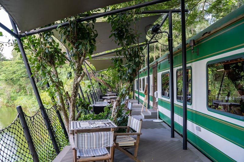 Tea Carriage at Intercontinental Khao Yai Resort in Thailand