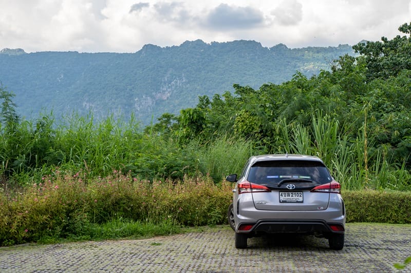 Rental car in Khao Yai in Thailand