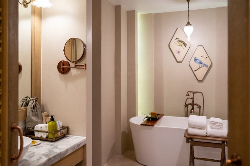 Bathroom at Devasom Khao Lak in Thailand