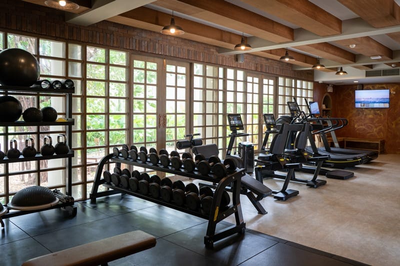 Gym at Devasom Khao Lak in Thailand