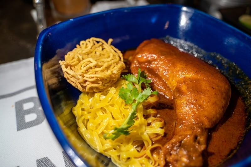 Khao soi at The Slate Phuket in Thailand