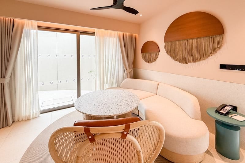 Living room in villa at Centara Karon Resort in Phuket Thailand