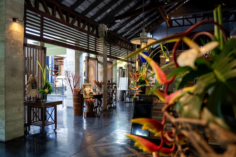 Lobby area at The Slate Phuket in Thailand