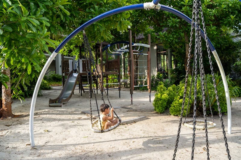 Outdoor playground at The Slate in Phuket Thailand