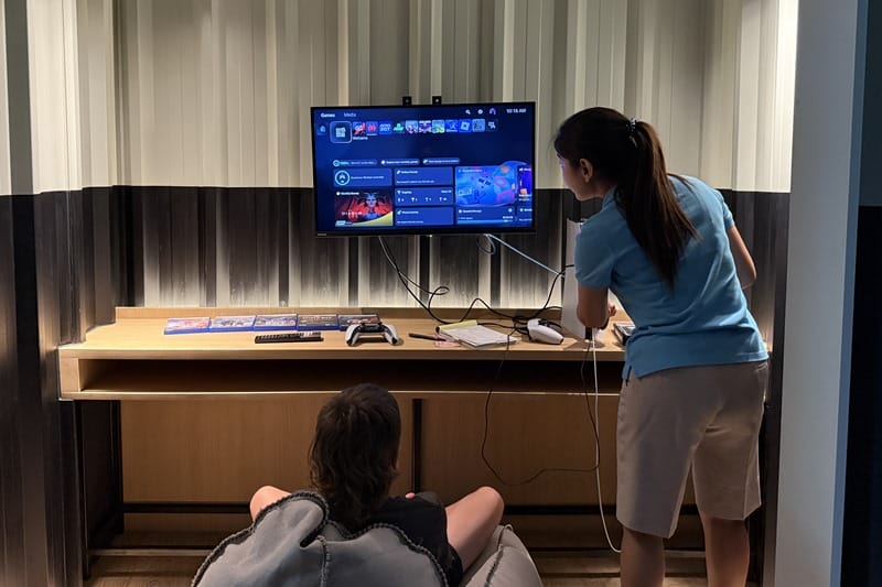 PS5 at E-Zone at the Chang Dee Kids Club Centara Karon in Phuket Thailand