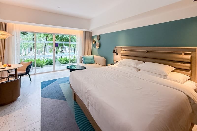 Premium Deluxe Pool View room in Tropicale Wing of Centara Karon Resort in Phuket Thailand