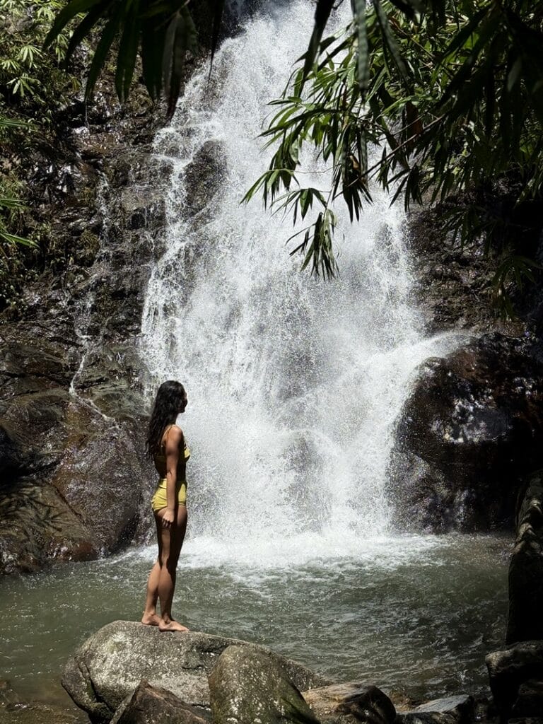 Sai Rung Waterfall in Khao Lak Thailand