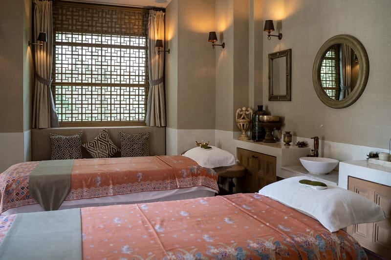 Spa treatment room at Devasom Khao Lak in Thailand