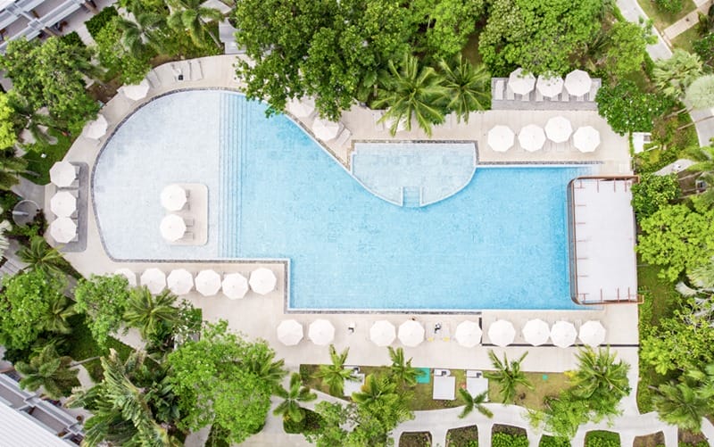 Tropicale pool at Centara Karon Resort Phuket in Thailand