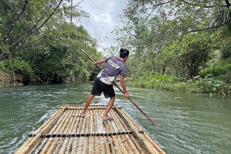 Bamboo rafting in Khao Lak Thailand