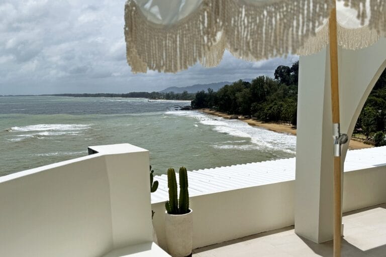 View of Khao Lak from Valhalla Teahouse in Thailand