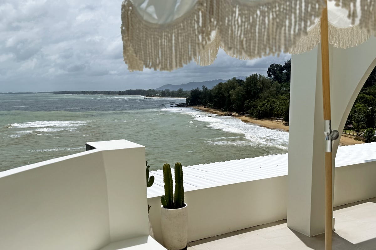 View of Khao Lak from Valhalla Teahouse in Thailand