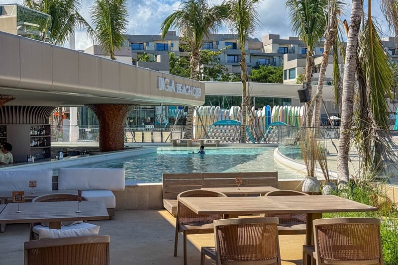 Inga Beach Club at Riyue Bay Surf Resort in Hainan China