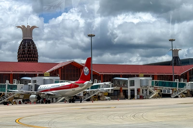 Sanya Phoenix International Airport in Hainan China