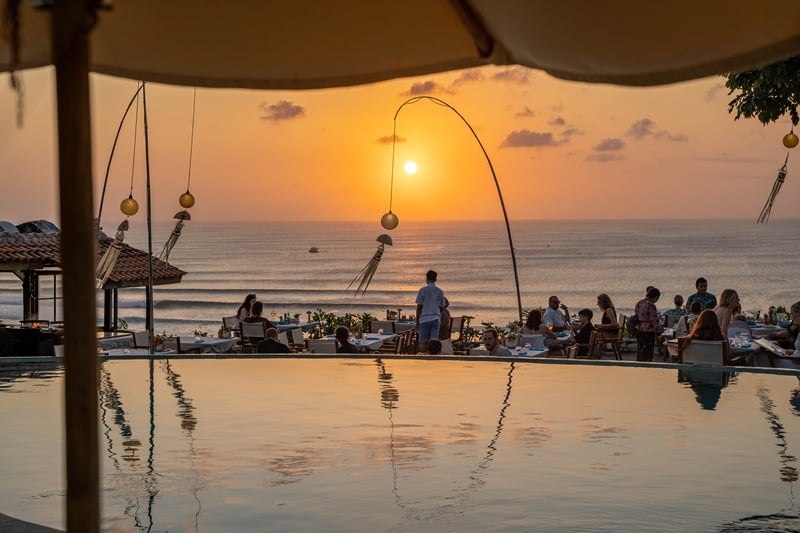 Abracadabra restaurant at Mu Bungalows in Uluwatu Bali
