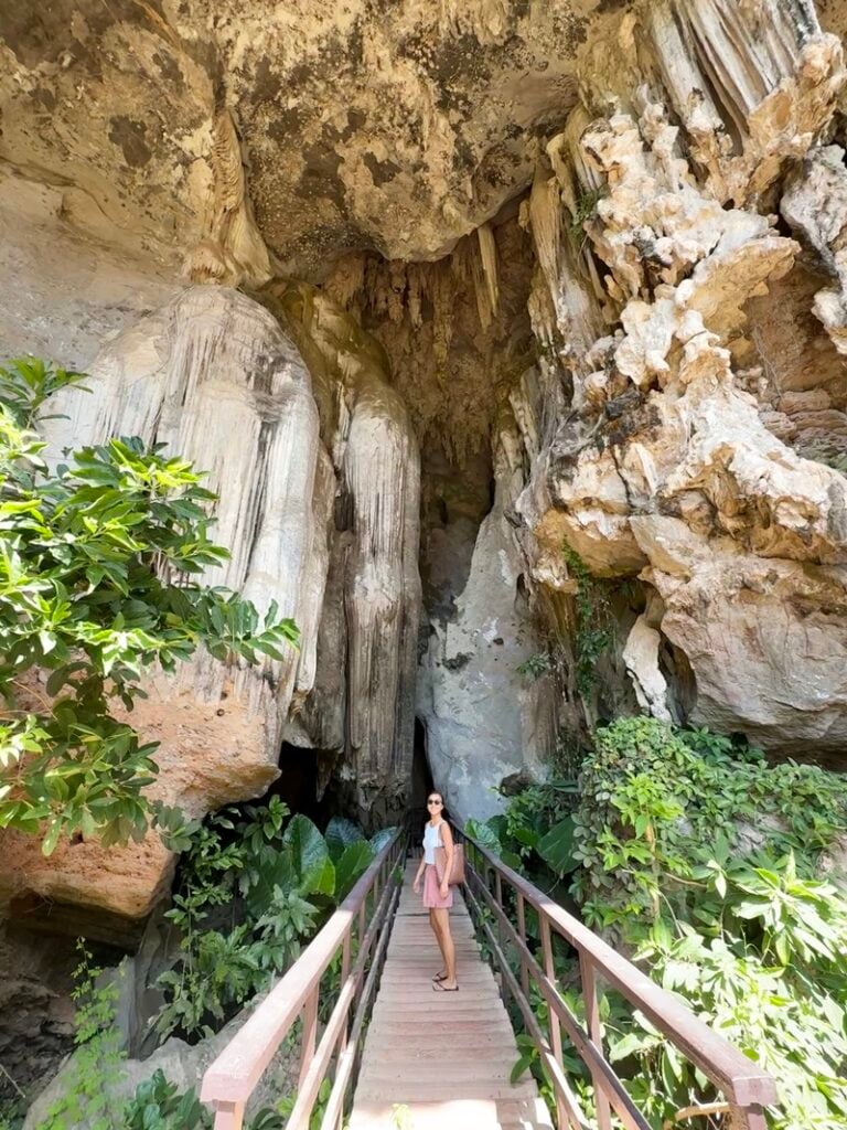 Diamond Cave in Railay Thailand entry