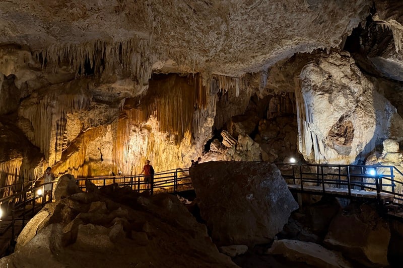 Diamond Cave in Railay Thailand inside