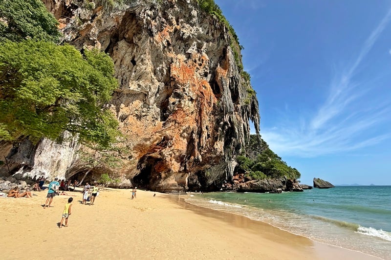 Phra Nang Beach in Railay Krabi Thailand