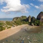 Railay West Beach drone photo Thailand featured photo