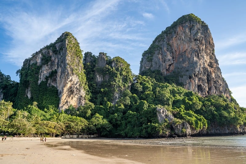 Railay West Beach in Krabi Thailand